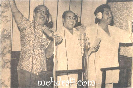 Rafi, Kishore Da and Manna Dey