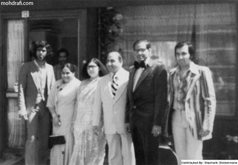 Mohd Rafi with family and friends