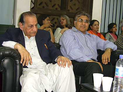 Mohd Saddique & Sohail Butt at the musical function in Lahore