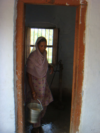 Hand pump of the school which RAFI SAHAB used to drink water