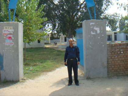 Main gate of the school of RAFI SAHAB