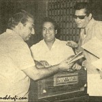 Rafi Sahab with Shankar and Shammi Kapoor