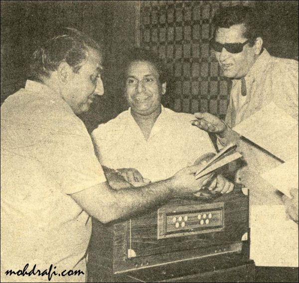 Shankar and Shammi with Rafi Sahab