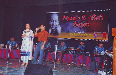 Star Singer Anil Bajpai with Kya Huwa Tera Vada singer Sushma Shreshta