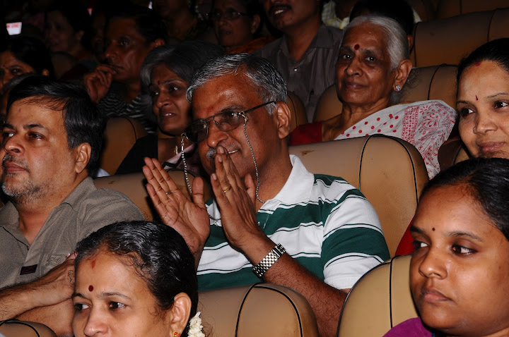 Section of the audience at the Kamarajar Arangam show at Chennai on 19th May 2012