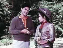 Joy Mukherjee and Asha Parekh in Ziddi