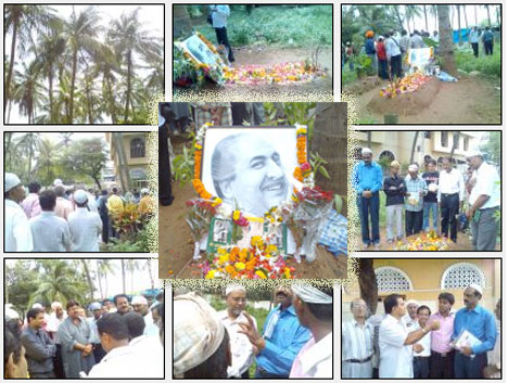 Photos from Mohd Rafi's 27th Death Anniversary in Juhu Cemetery