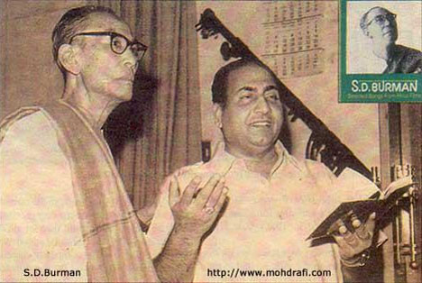 Mohd Rafi with S.D.Burman