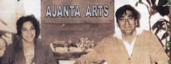 Sunil Dutt and Nargis launching banner Ajanta Arts