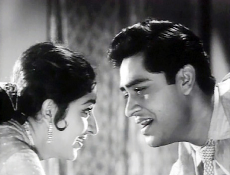 Joy Mukherjee and Azra in the song Love Ka Matlab Hai Pyar
