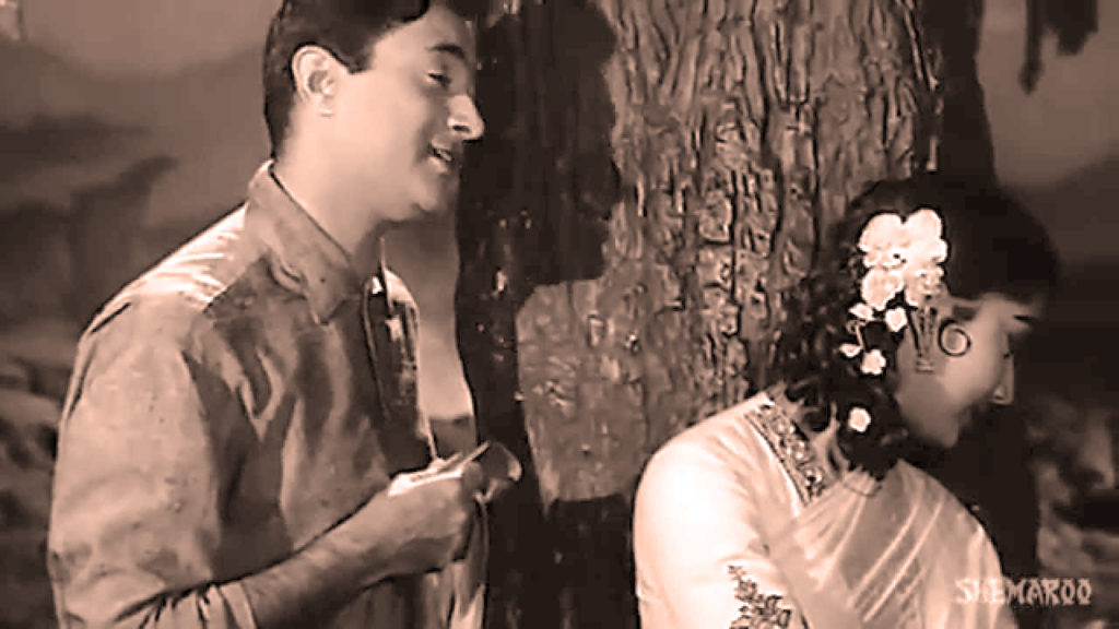 Dev Anand and Sadhana in Abhi Na Jaavo Chhod Kar